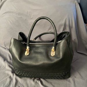 Cole Haan Black Leather Tote Like New